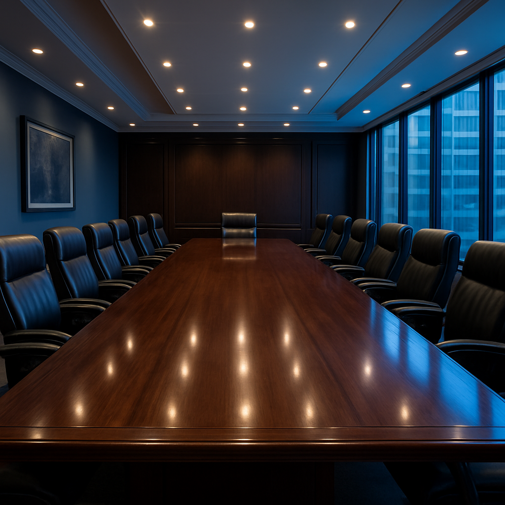 Corporate Boardroom Meeting Table 1